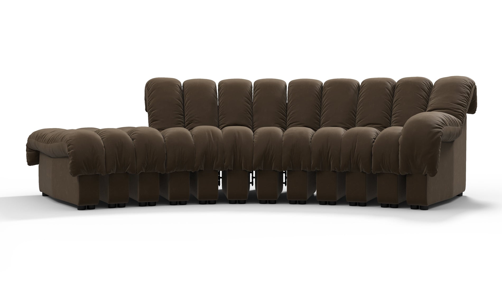 DS 600Distressed Brown Vegan Leather