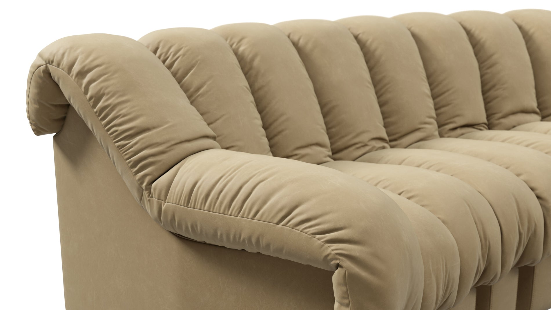 DS 600Beige Vegan Leather