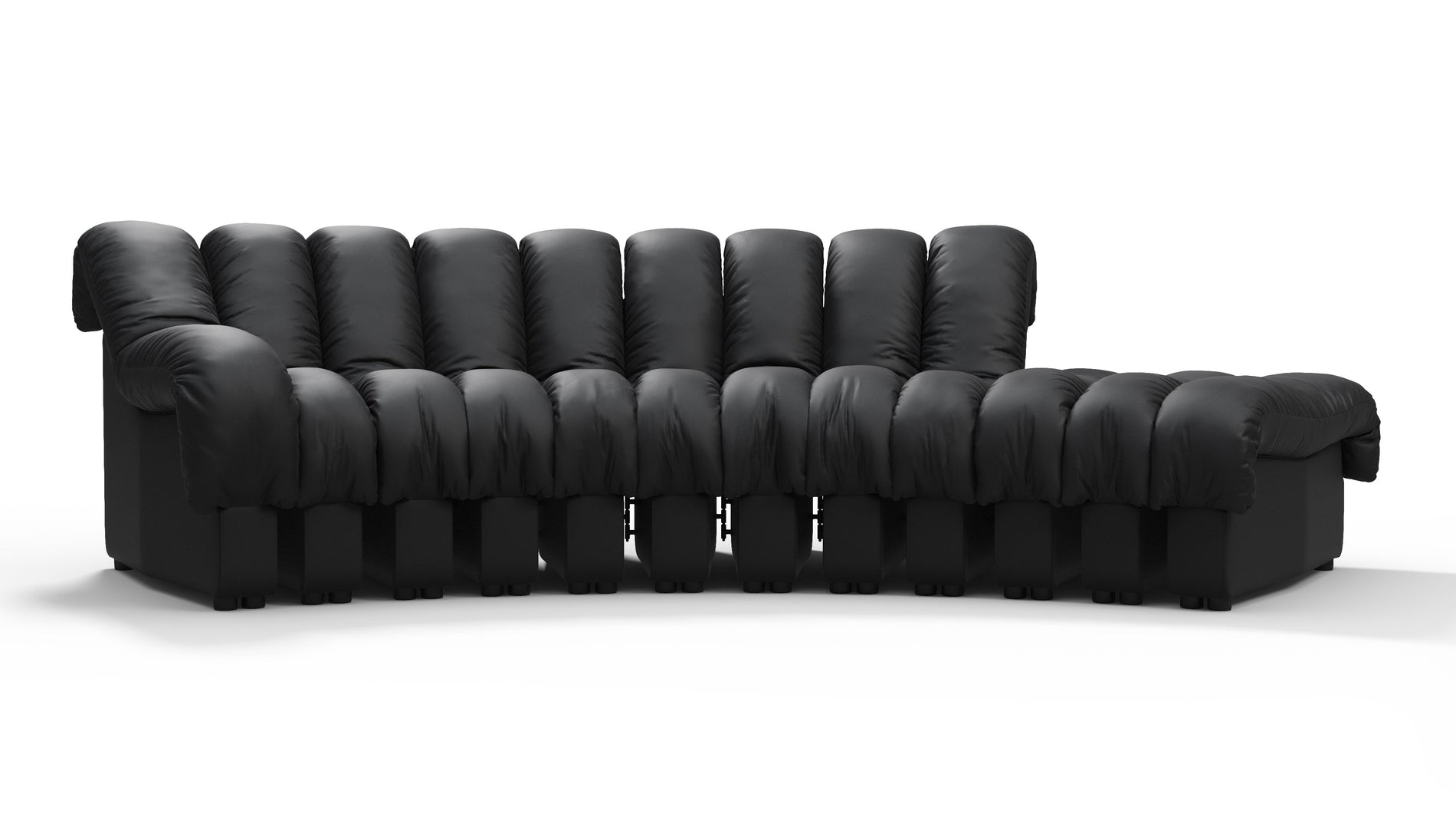 DS 600Black Vegan Leather