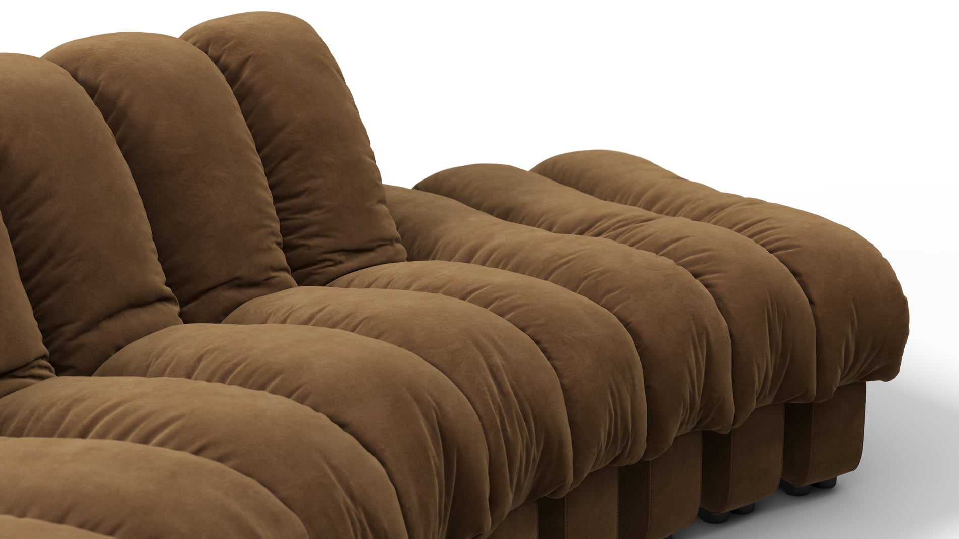 DS 600Brown Vegan Suede