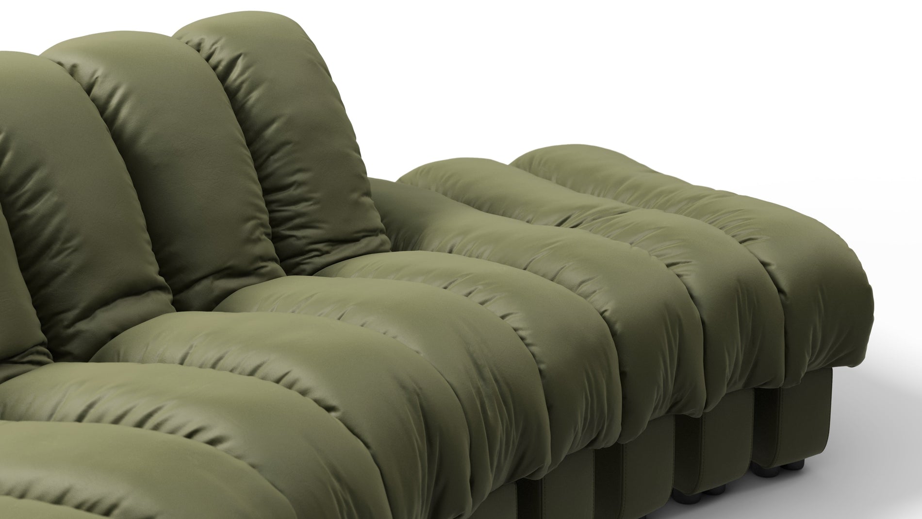 DS 600Deep Olive Vegan Leather