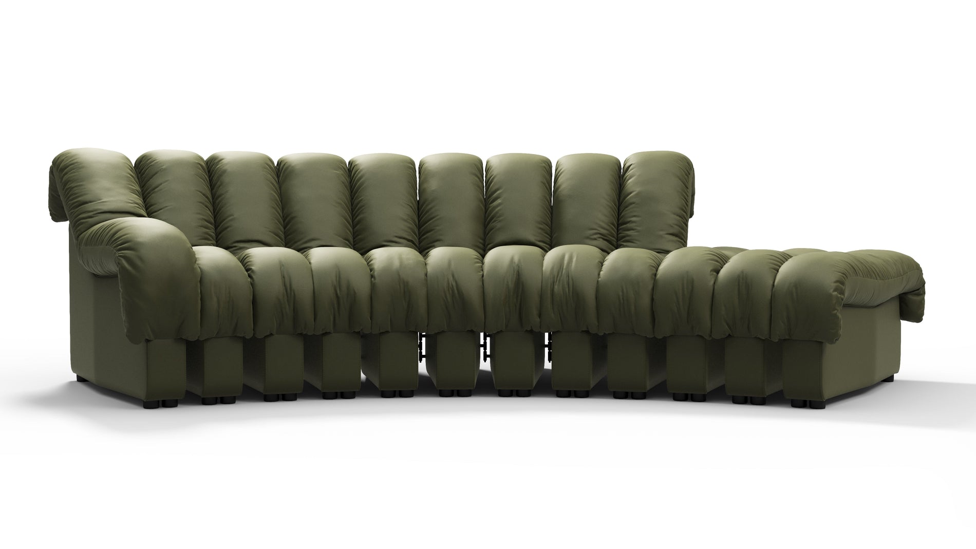 DS 600Deep Olive Vegan Leather