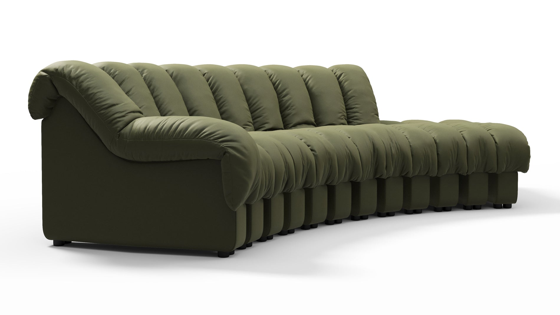DS 600Deep Olive Vegan Leather