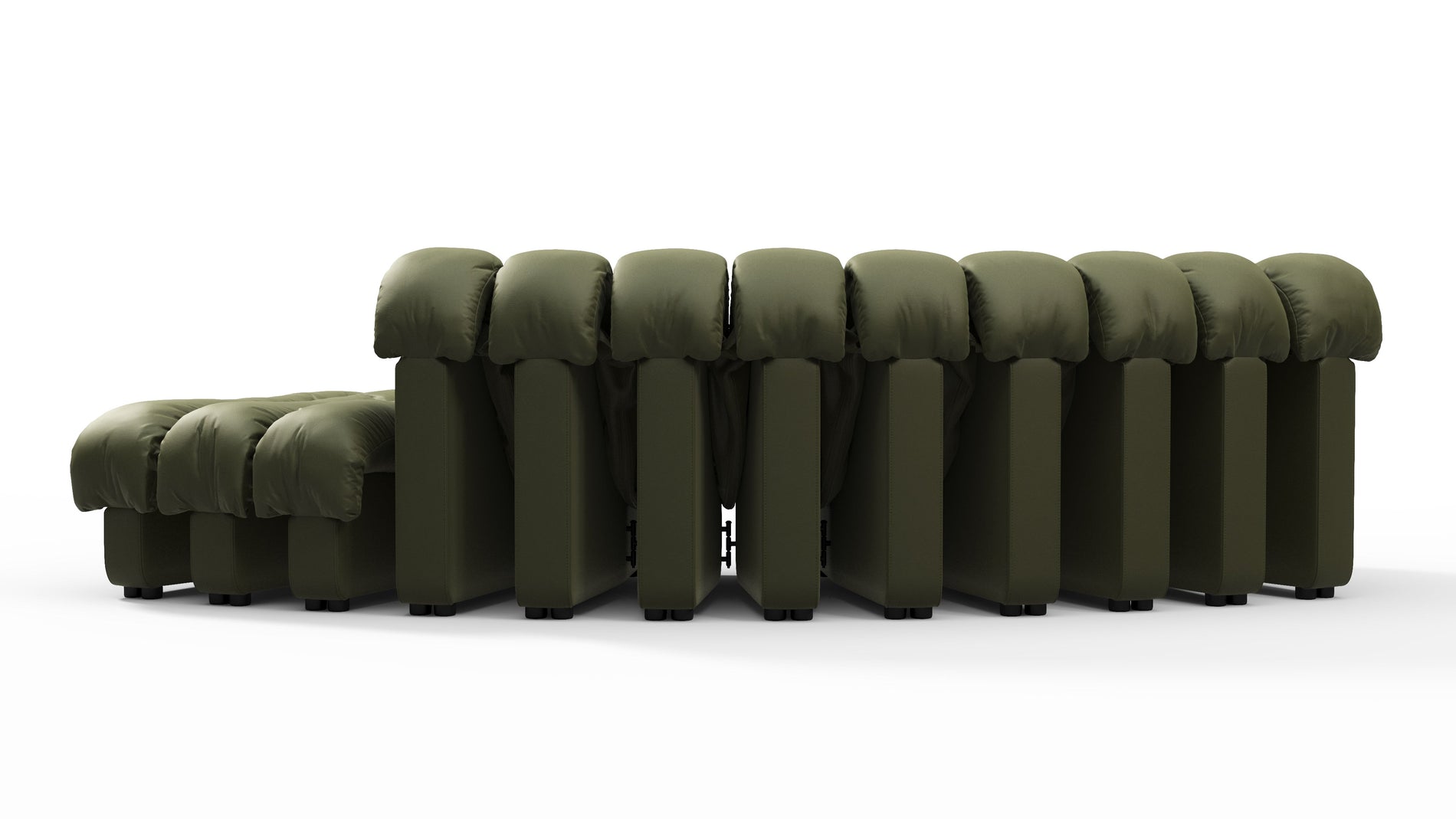 DS 600Deep Olive Vegan Leather