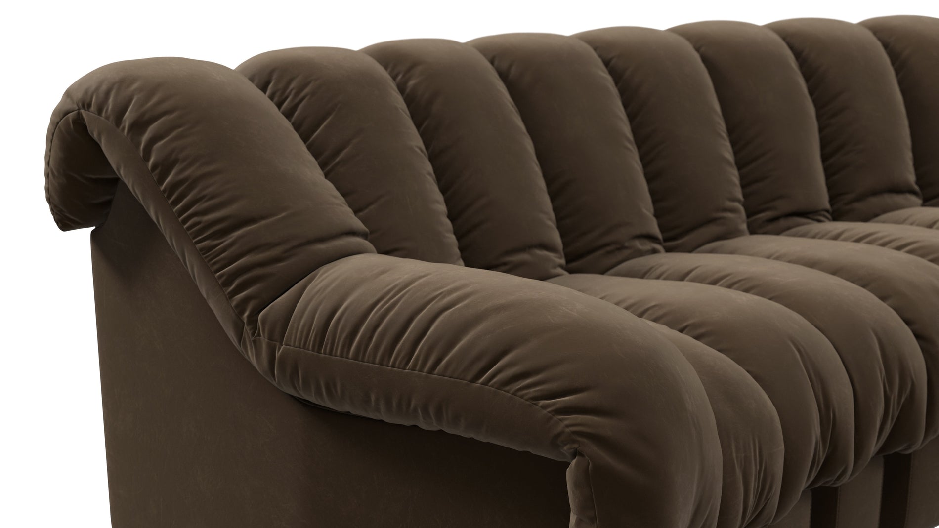 DS 600Distressed Brown Vegan Leather