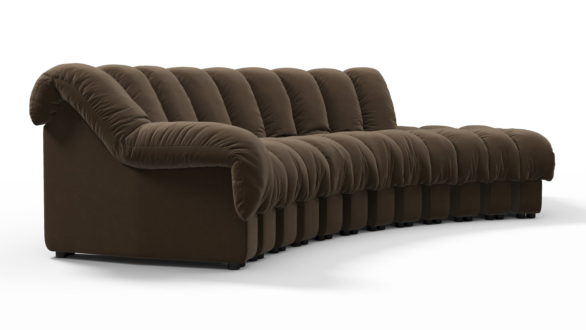 DS 600Distressed Brown Vegan Leather