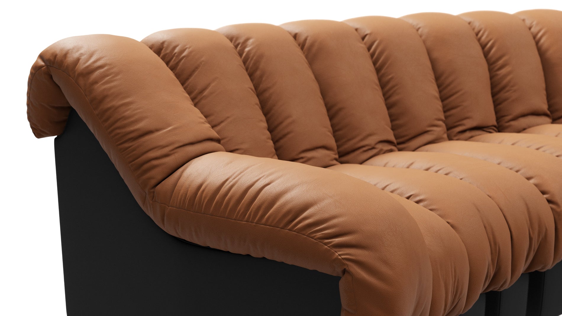 DS 600Vintage Tan and Black Vegan Leather