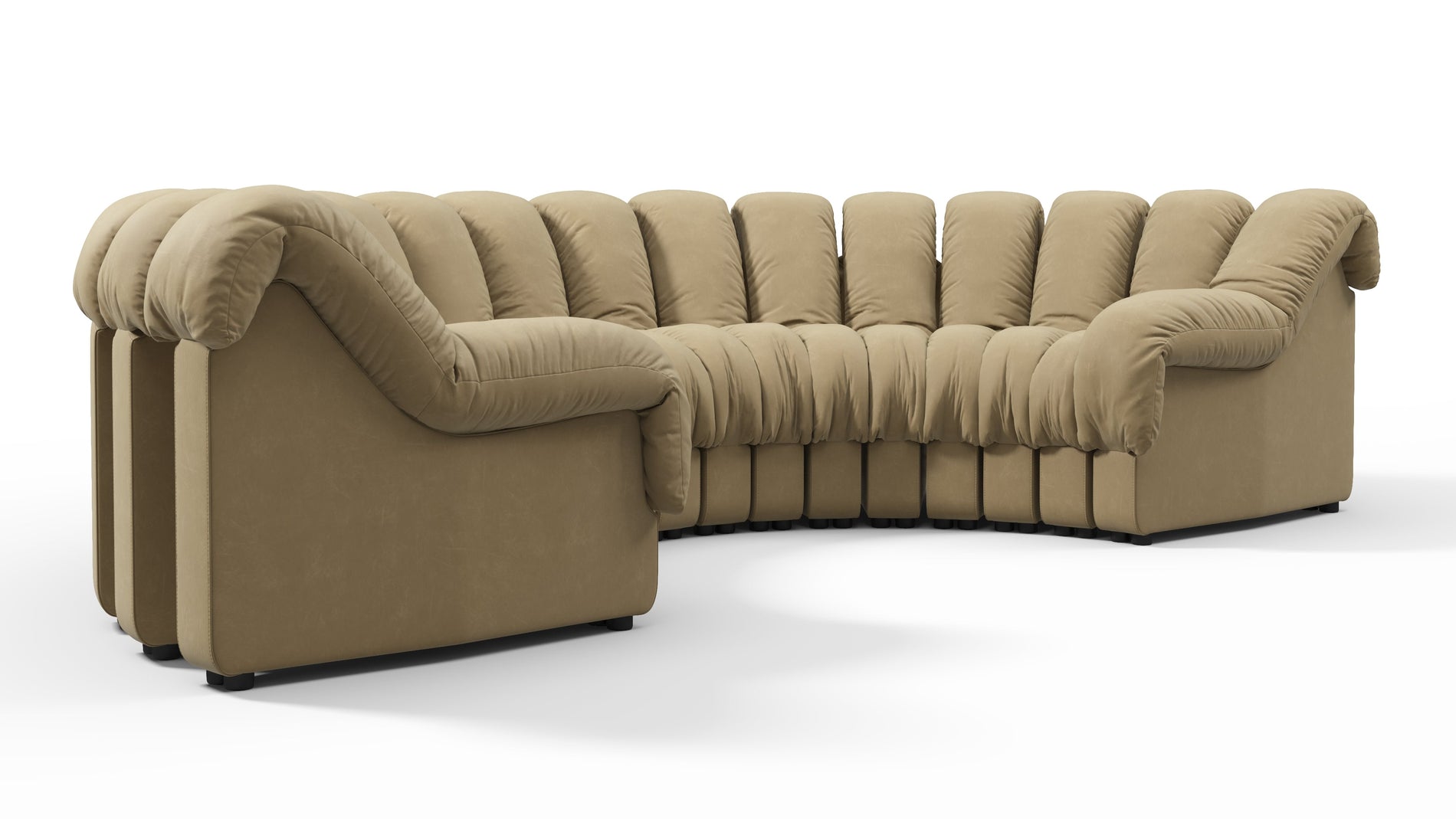 DS 600Beige Vegan Leather