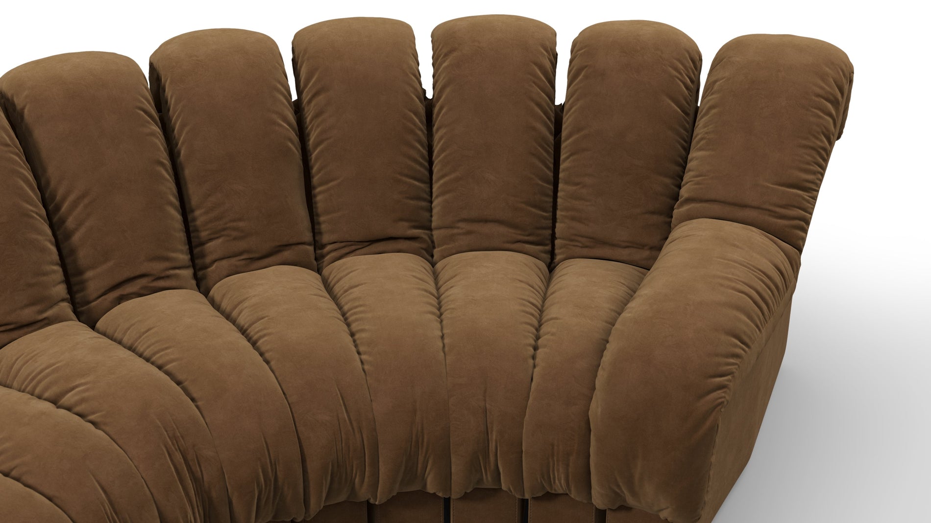 DS 600Brown Vegan Suede