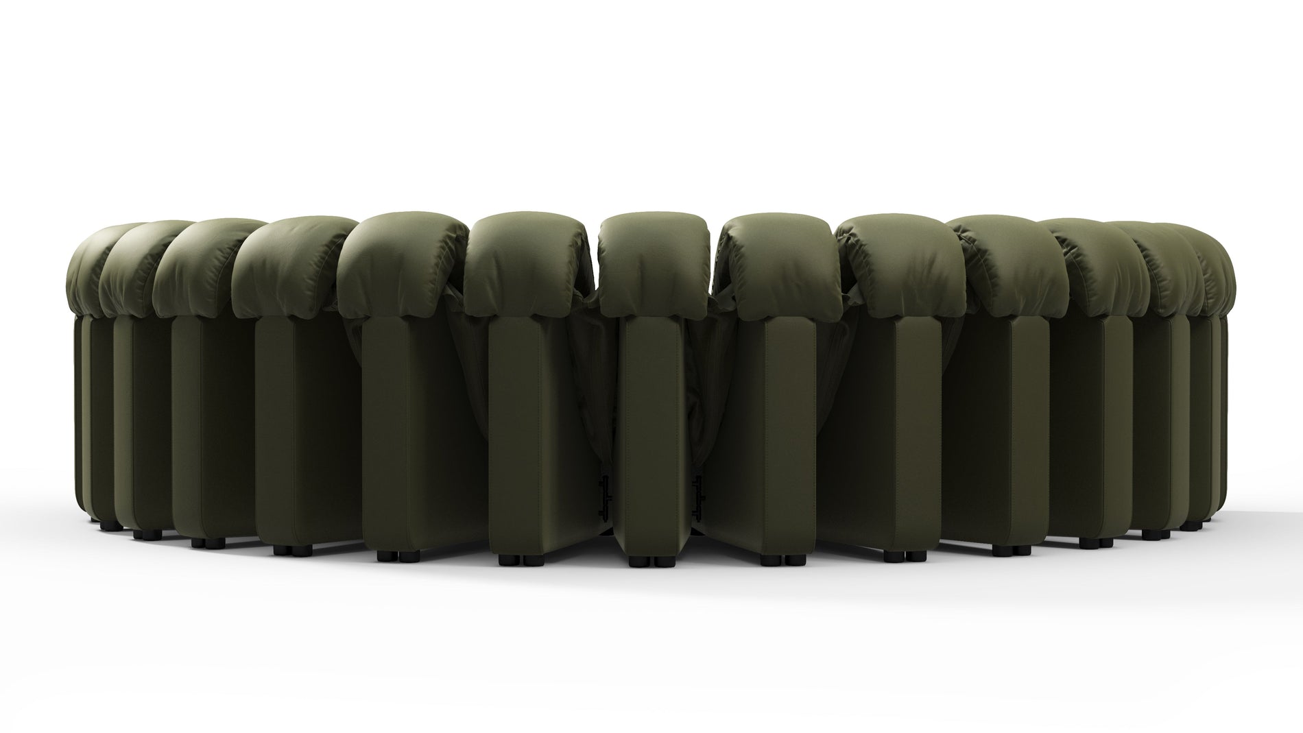 DS 600Deep Olive Vegan Leather