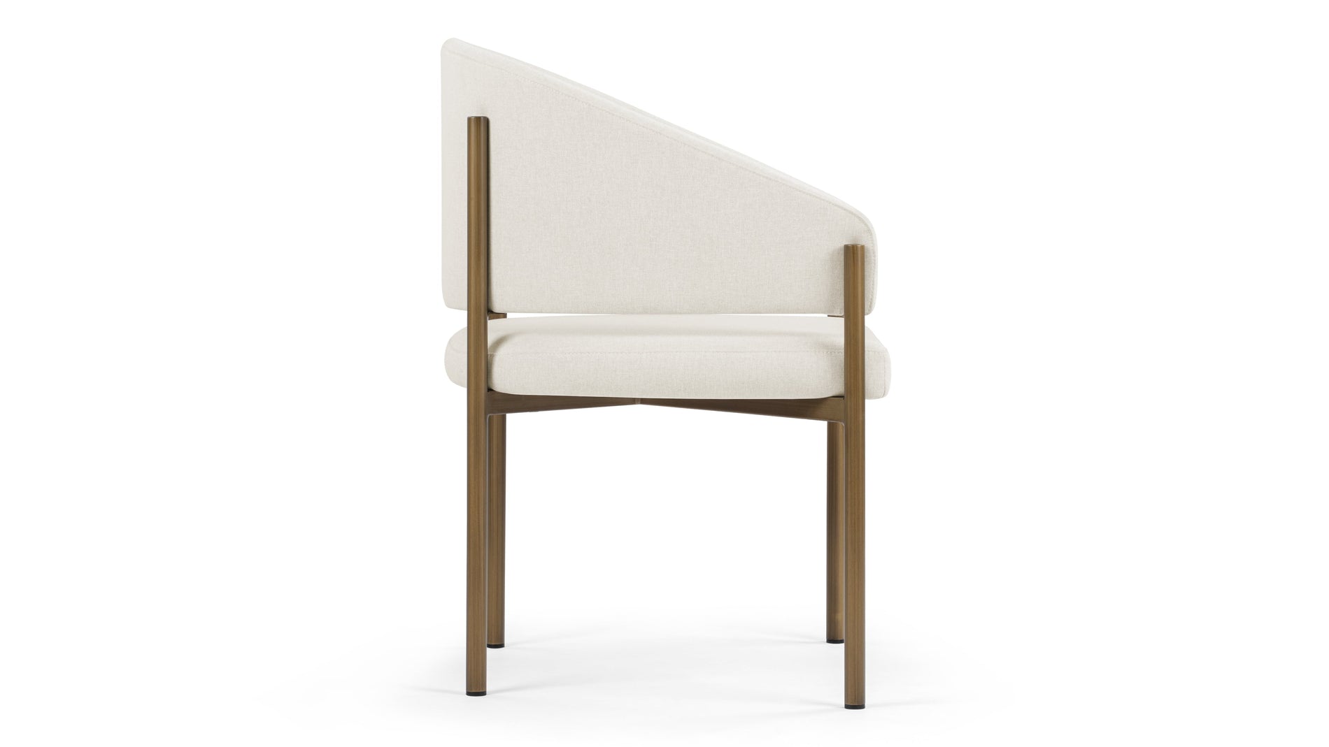 EsmeOatmeal Brushed Weave and Brushed Brass