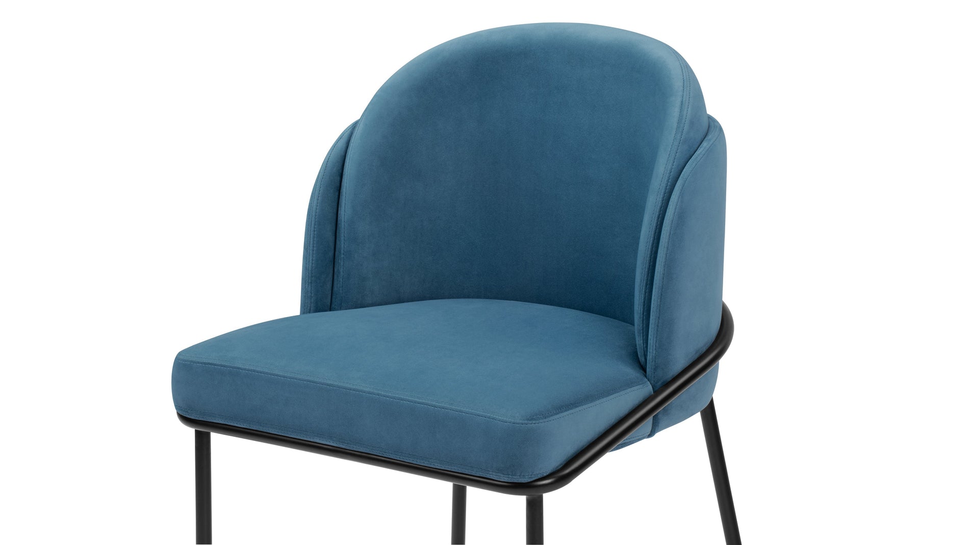 AbenAegean Blue Velvet with Black Legs