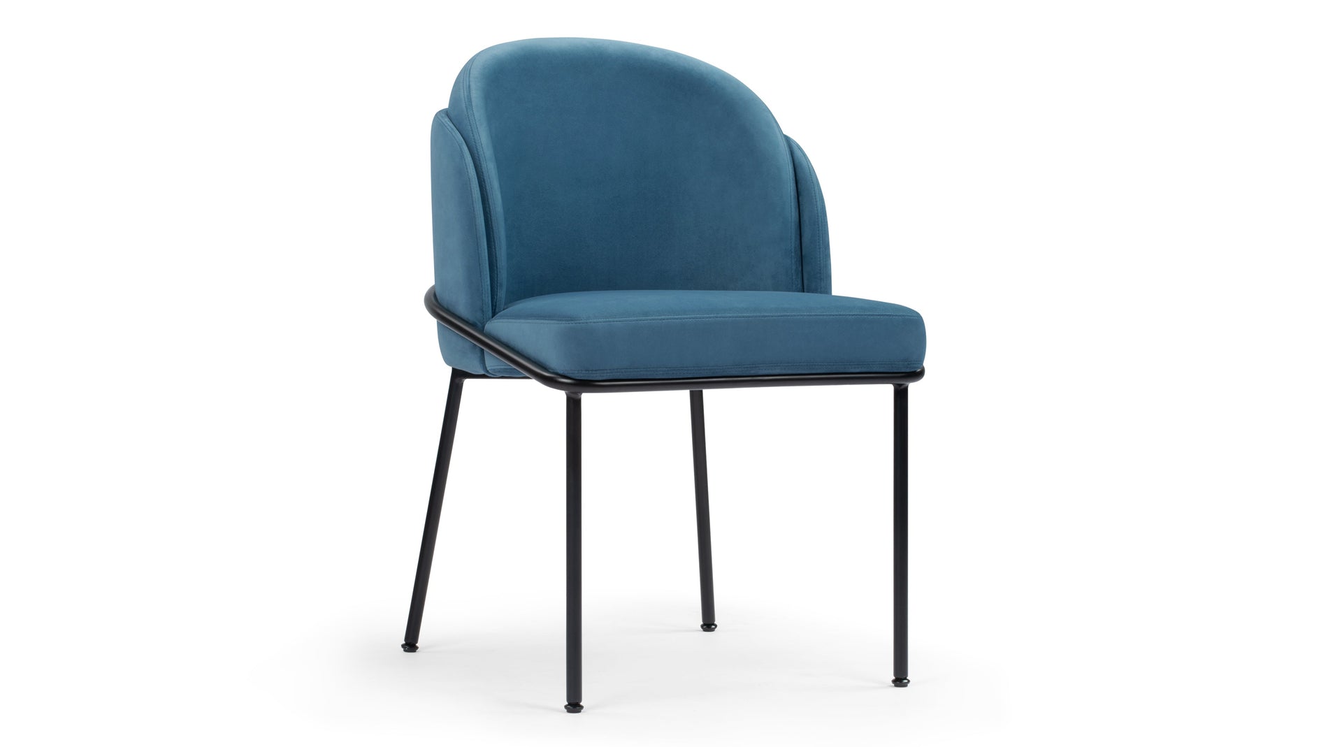 AbenAegean Blue Velvet with Black Legs