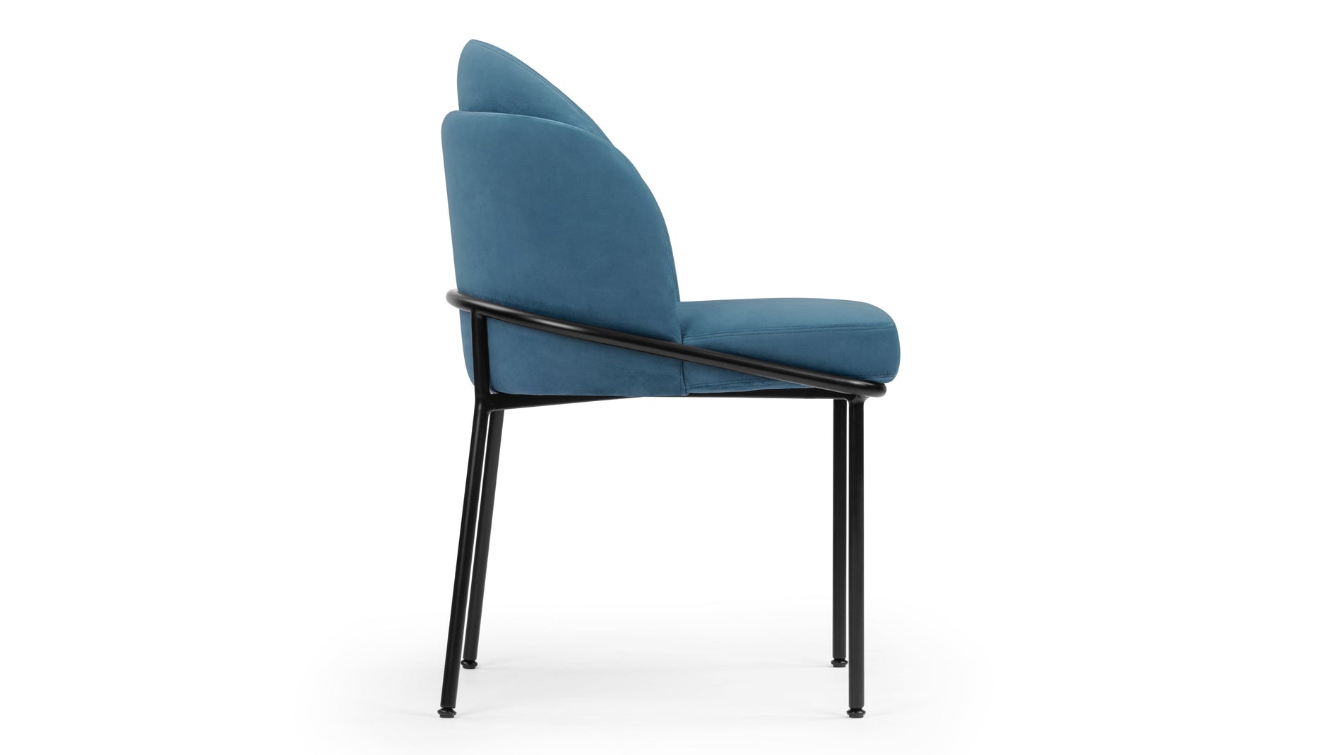 AbenAegean Blue Velvet with Black Legs