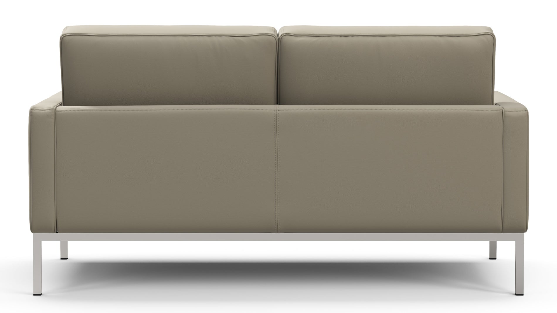 FlorenzBeige graues veganes Leder