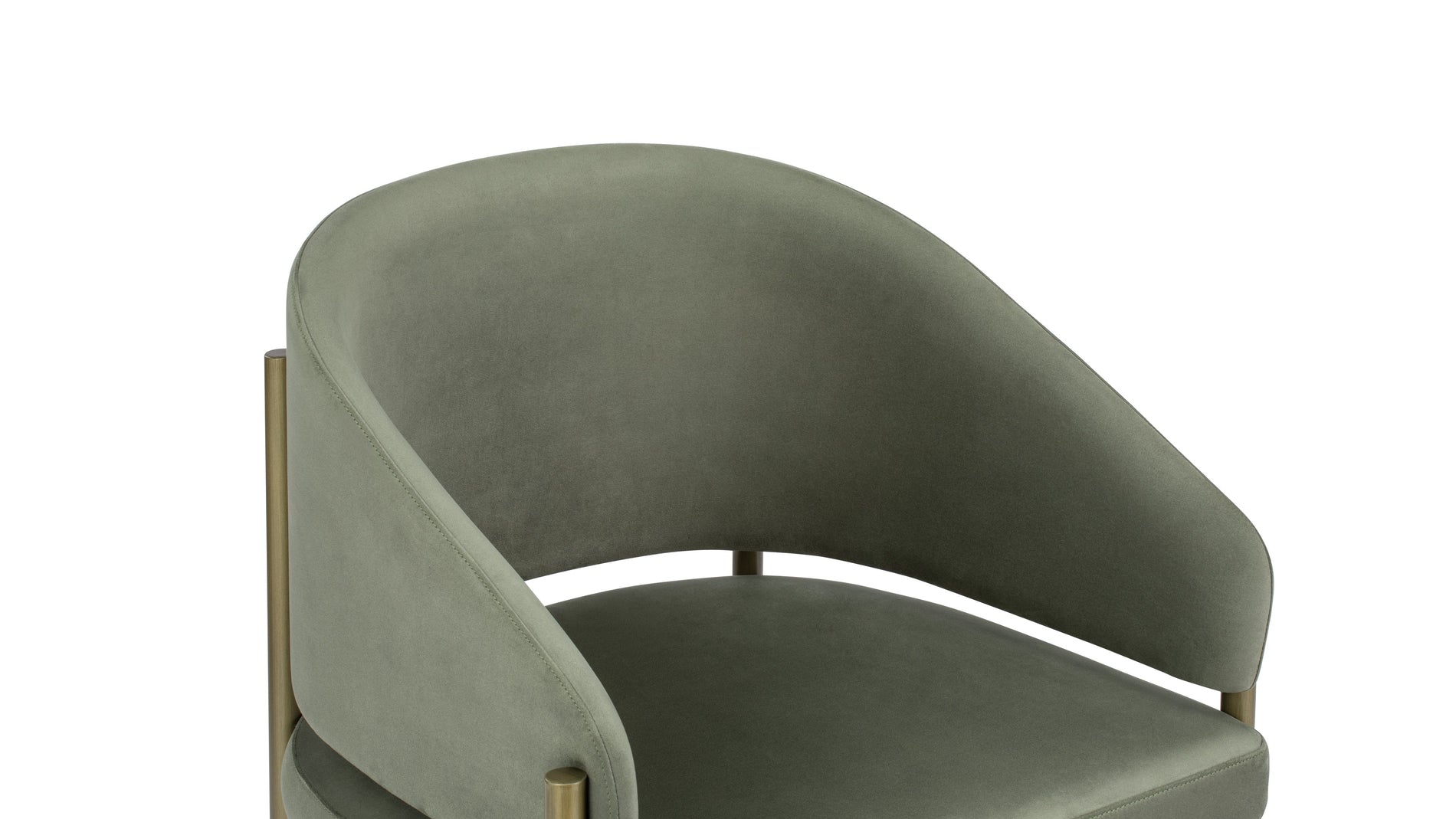 EsmeSage Vegan Suede and Brushed Brass