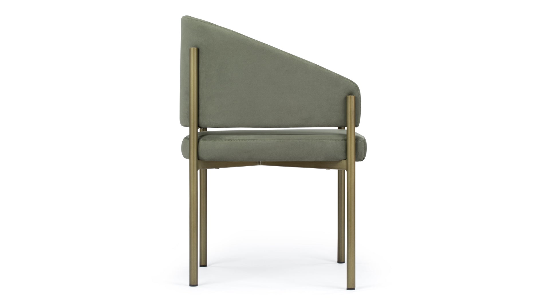 EsmeSage Vegan Suede and Brushed Brass