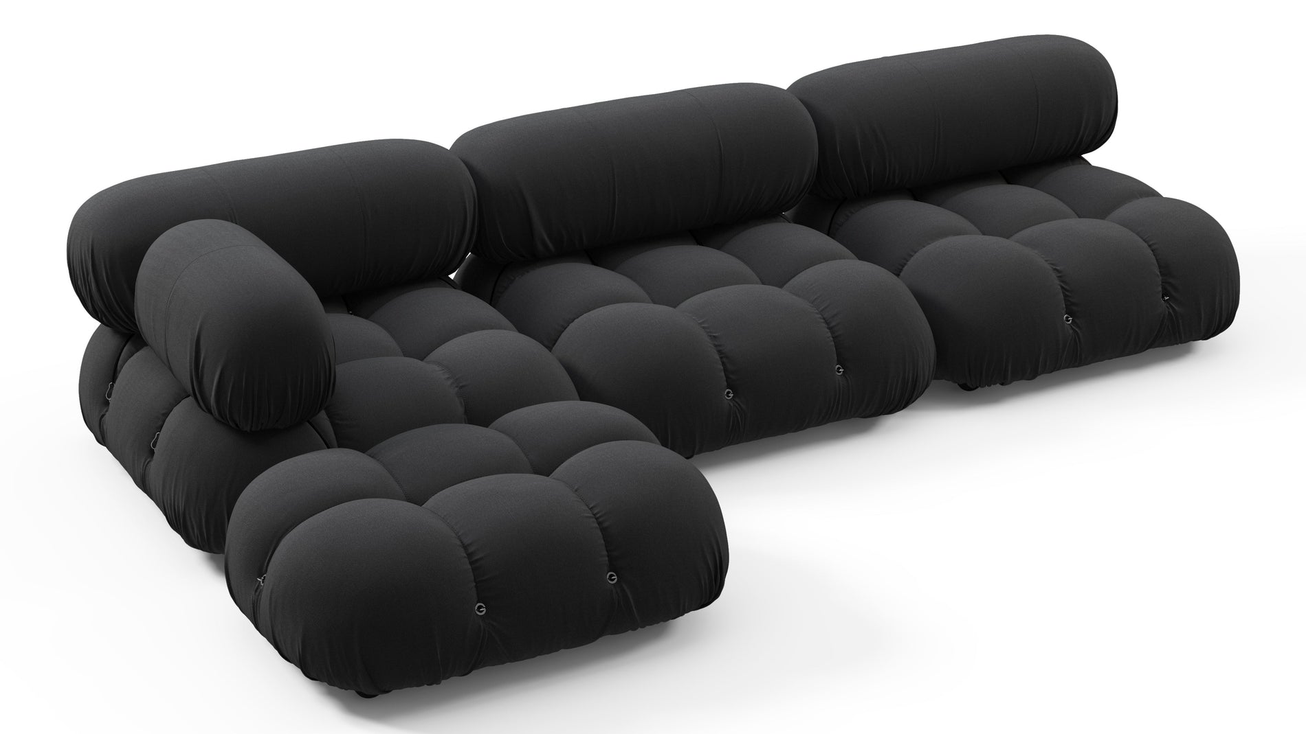 Bellini SectionalBlack Performance Weave (Outdoor)