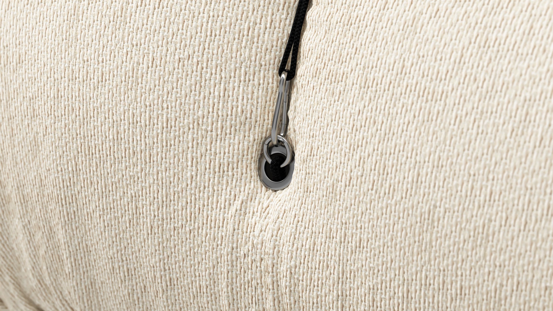 Bellini SectionalCream Chunky Performance Weave (Outdoor)
