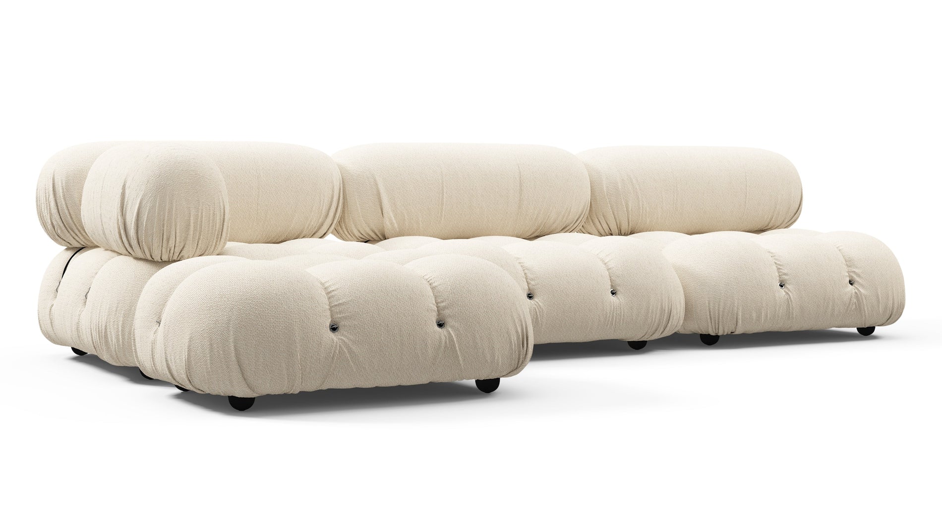 Bellini SectionalCream Chunky Performance Weave (Outdoor)