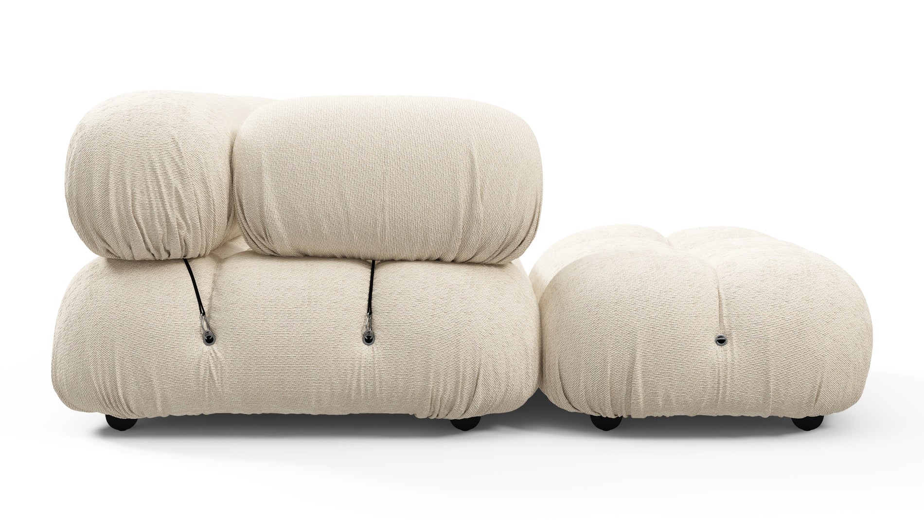 Bellini SectionalCream Chunky Performance Weave (Outdoor)