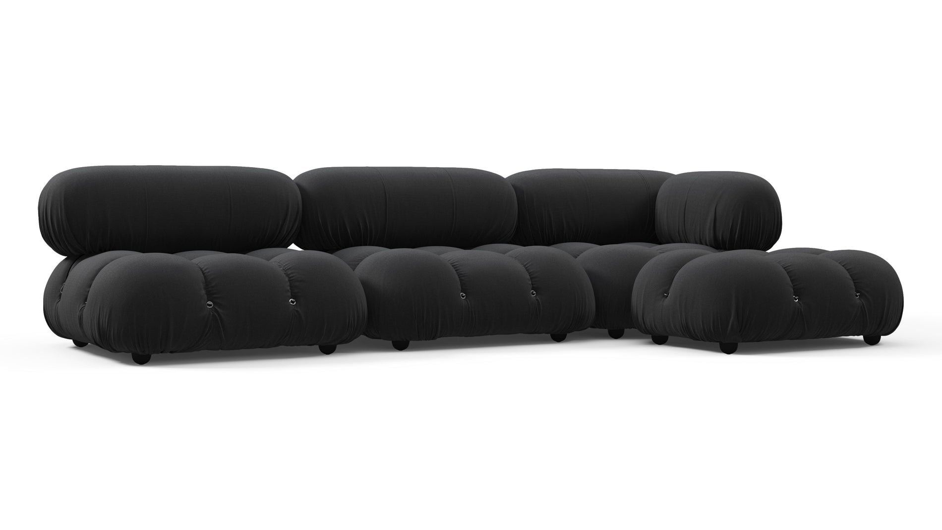 Bellini SectionalBlack Performance Weave (Outdoor)
