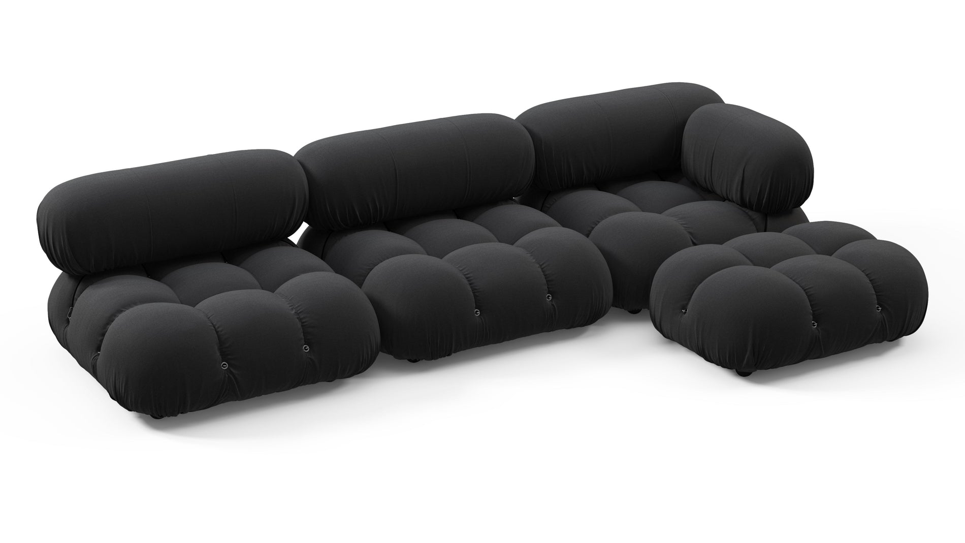 Bellini SectionalBlack Performance Weave (Outdoor)