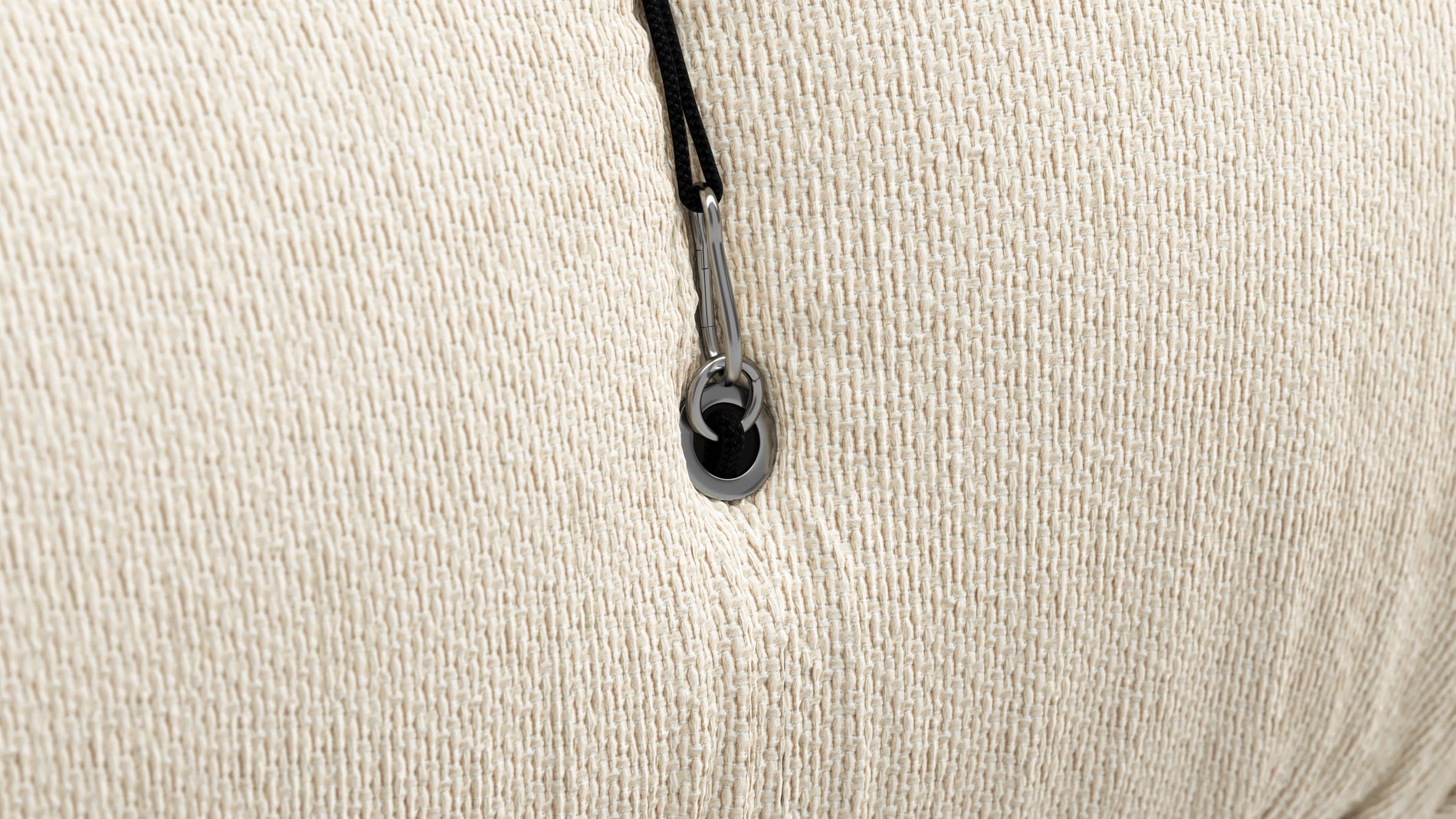 Bellini SectionalCream Chunky Performance Weave (Outdoor)