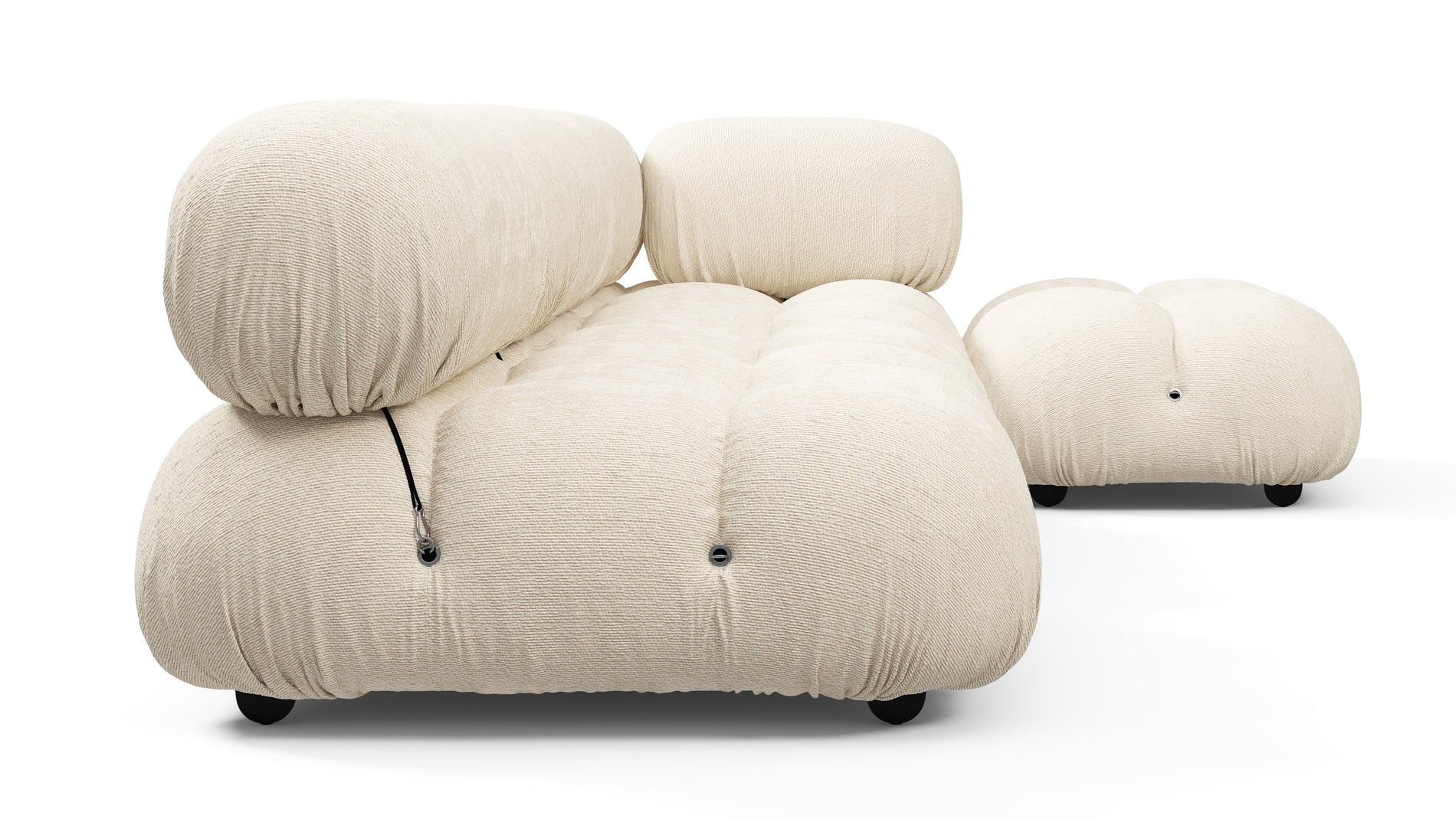 Bellini SectionalCream Chunky Performance Weave (Outdoor)
