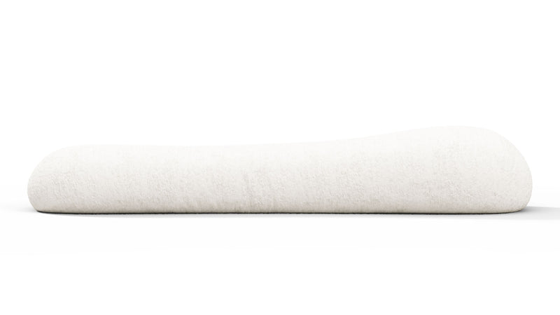On the RocksOn the Rocks - On the Rocks Module, Backrest, White Textured Chenille