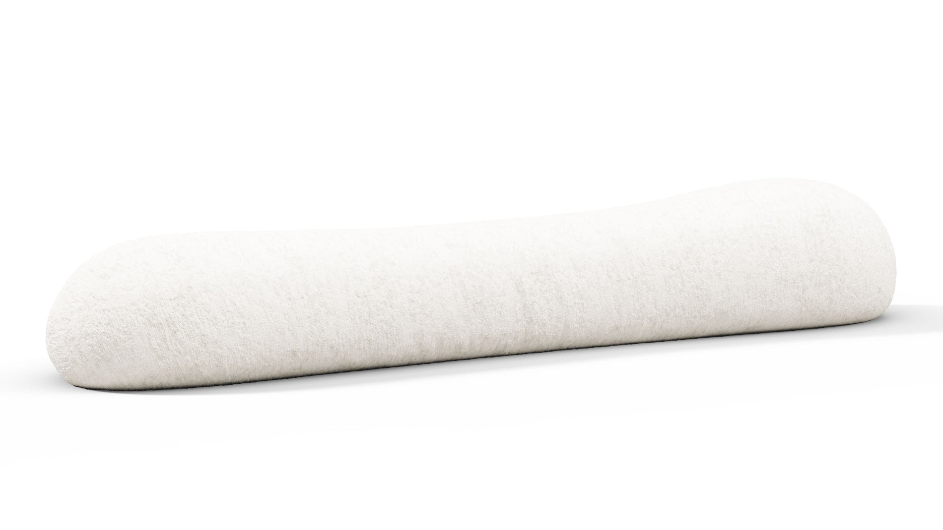 On the RocksOn the Rocks - On the Rocks Module, Backrest, White Textured Chenille