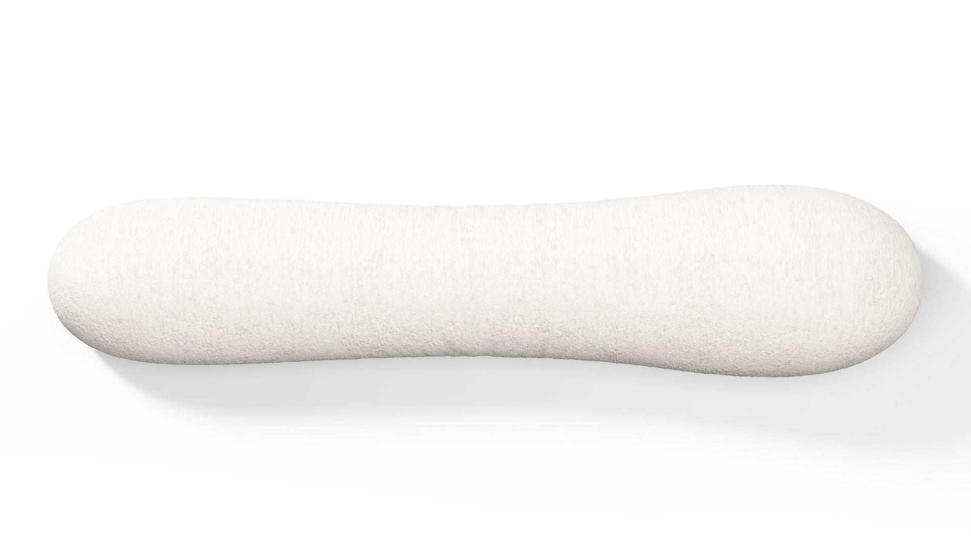 On the RocksOn the Rocks - On the Rocks Module, Backrest, White Textured Chenille