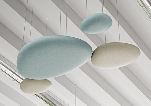 Folio Pebble - painéis de paredeTeal / Beige