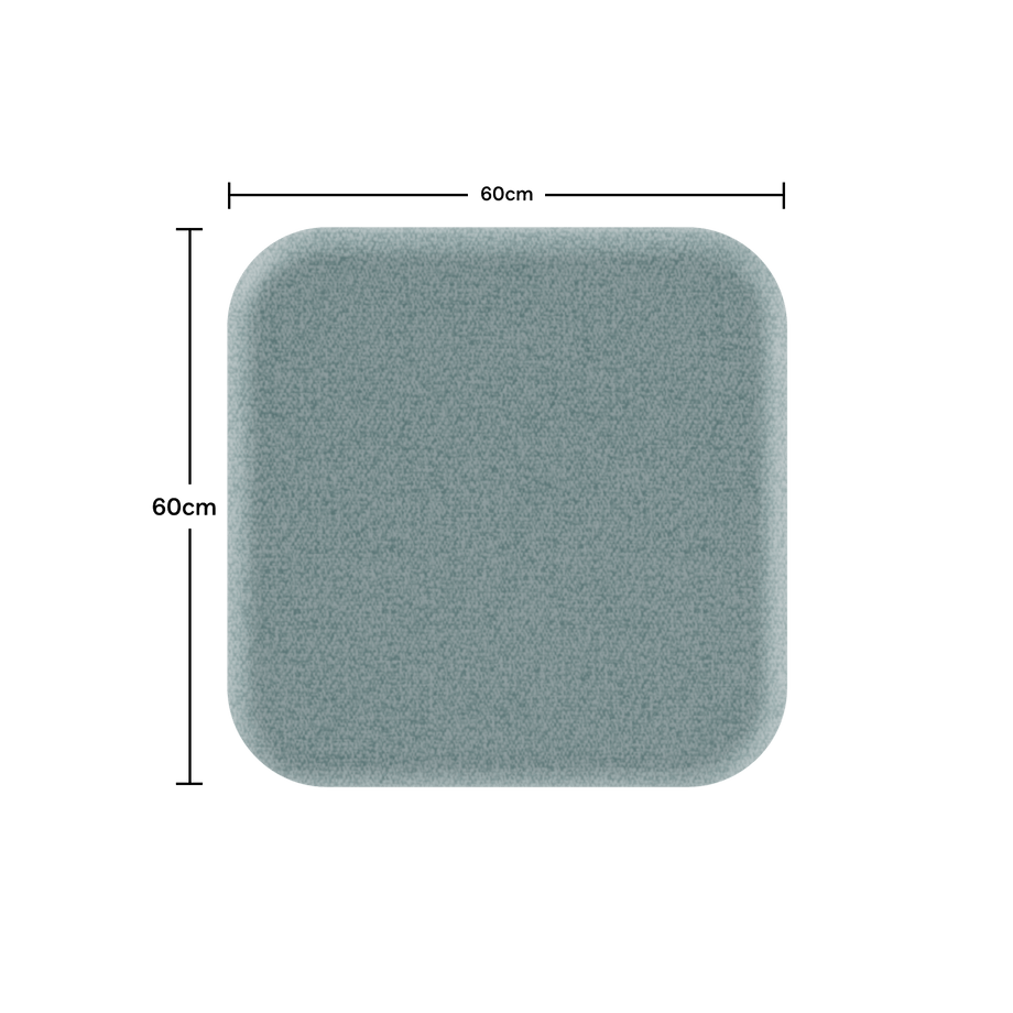 Acoustic Wall PanelTeal / Square / 60cm by 60cm