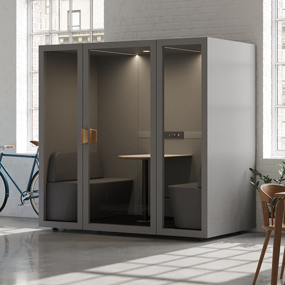 Flyttbar stillhet booth