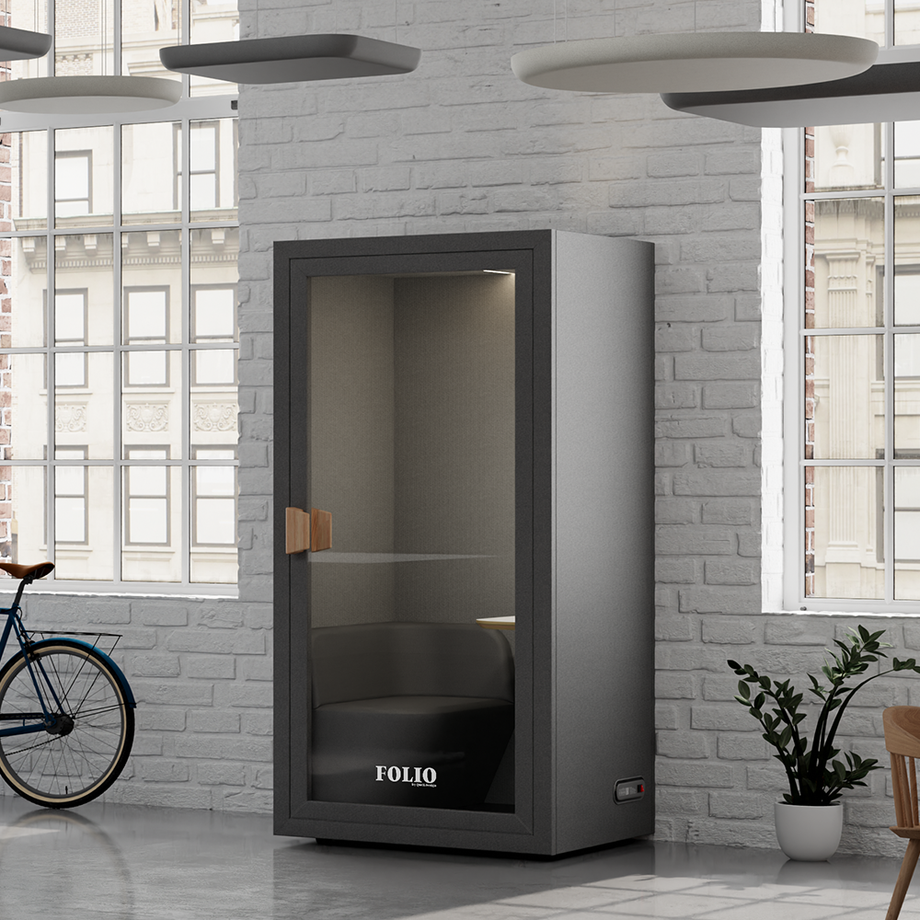 Acoustic Ceiling PanelDark Grey / Round / 60cm by 60cm