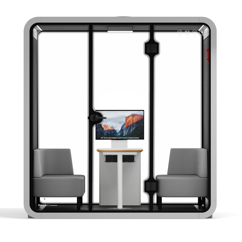 Quell - Stánek pro 4 osobyLight Grey / Dark Grey / Delux