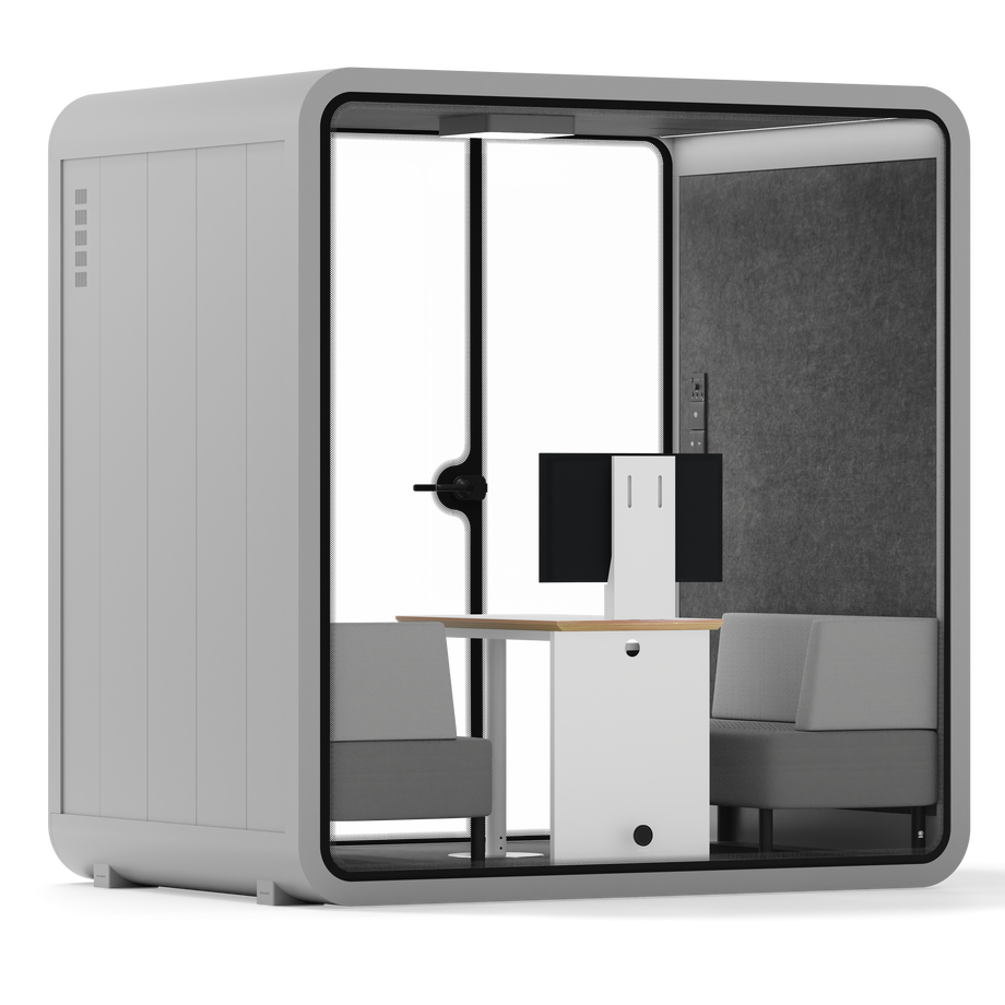 Quell - Stánek pro 4 osobyLight Grey / Dark Grey / Delux