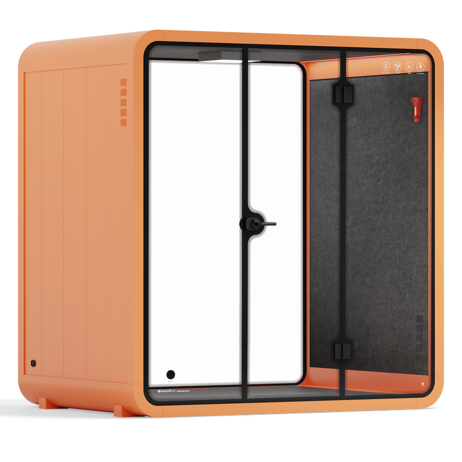 Quell - Stánek pro 4 osobyOrange / Dark Grey / No Furniture