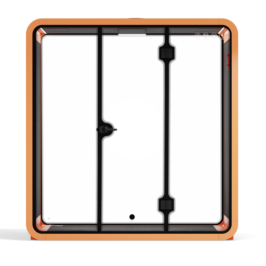 Quell - Stánek pro 4 osobyOrange / Dark Grey / No Furniture