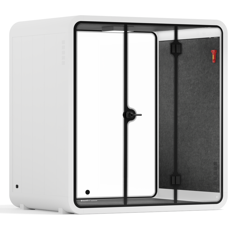 Quell - Stánek pro 4 osobyWhite / Dark Grey / No Furniture