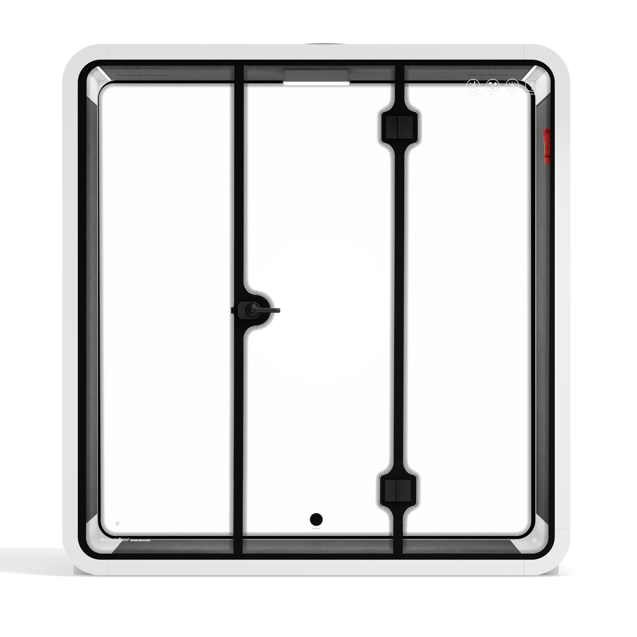 Quell - Stánek pro 4 osobyWhite / Dark Grey / No Furniture