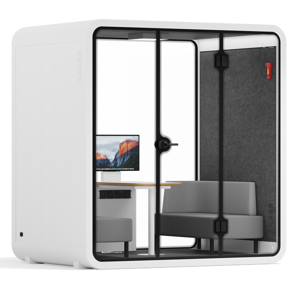 Quell - Stánek pro 4 osobyWhite / Dark Grey / Delux