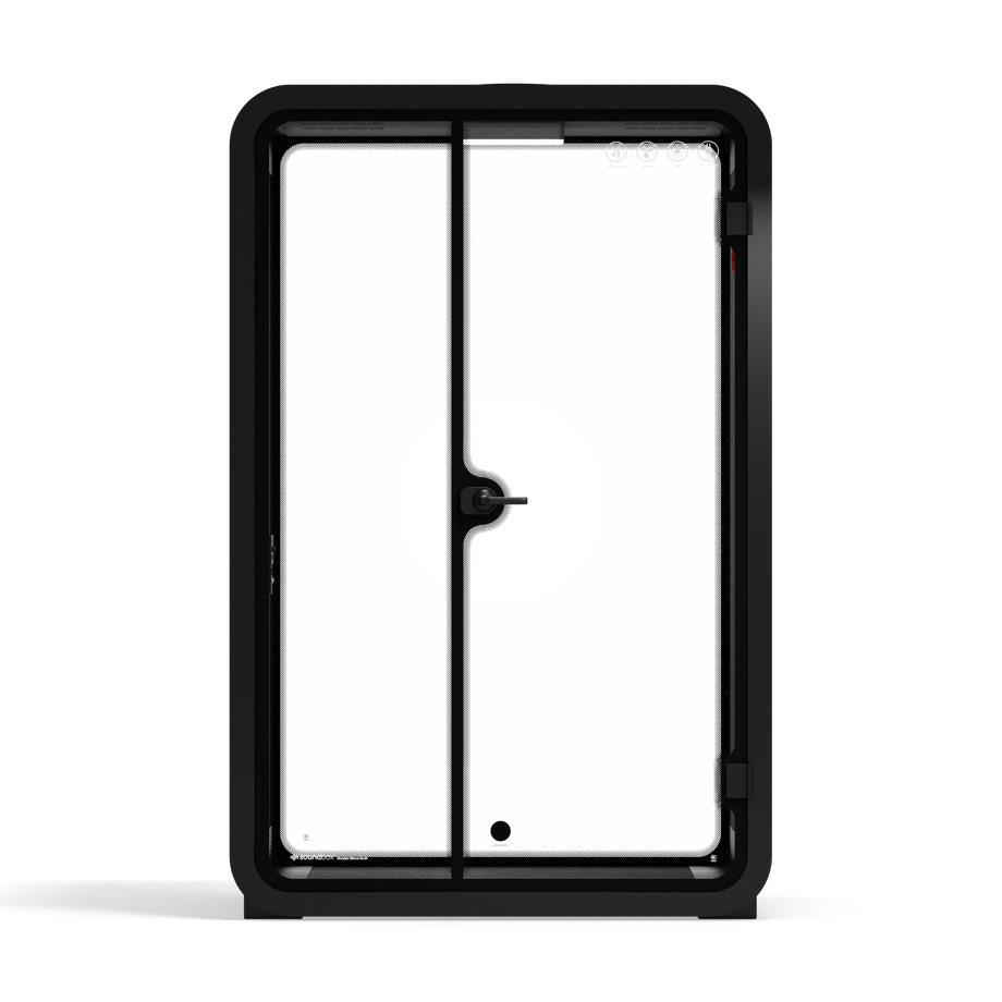 Toimistopuhelinosasto Quell - 2 henkilöäWooden / Dark Gray / No Furniture