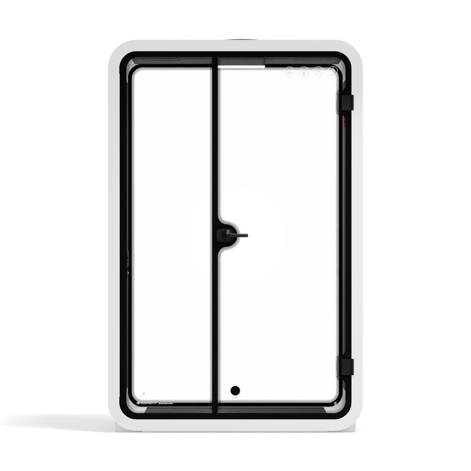 Toimistopuhelinosasto Quell - 2 henkilöäWhite / Dark Gray / No Furniture