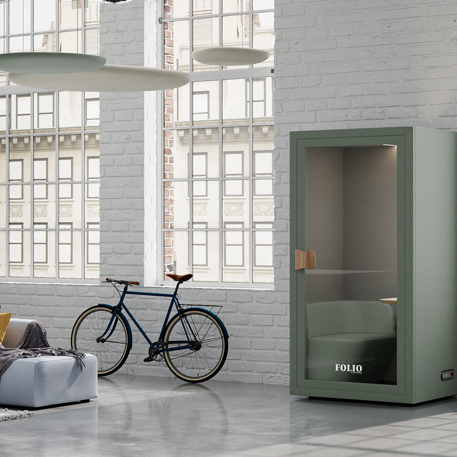 Acoustic Ceiling Panels SetTeal / Beige