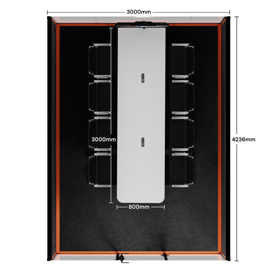 Quell Max - Clube HouseOrange / Dark Grey / Furniture Set 1