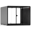 Quell Max Clubhouse Charcoal by Soundbox Store – spacious office pod with soundproof panels, LED lighting, and modern design