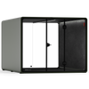 Quell Max Green by Soundbox Store – modern office pod with soundproof panels, LED lighting, and a sleek green exterior