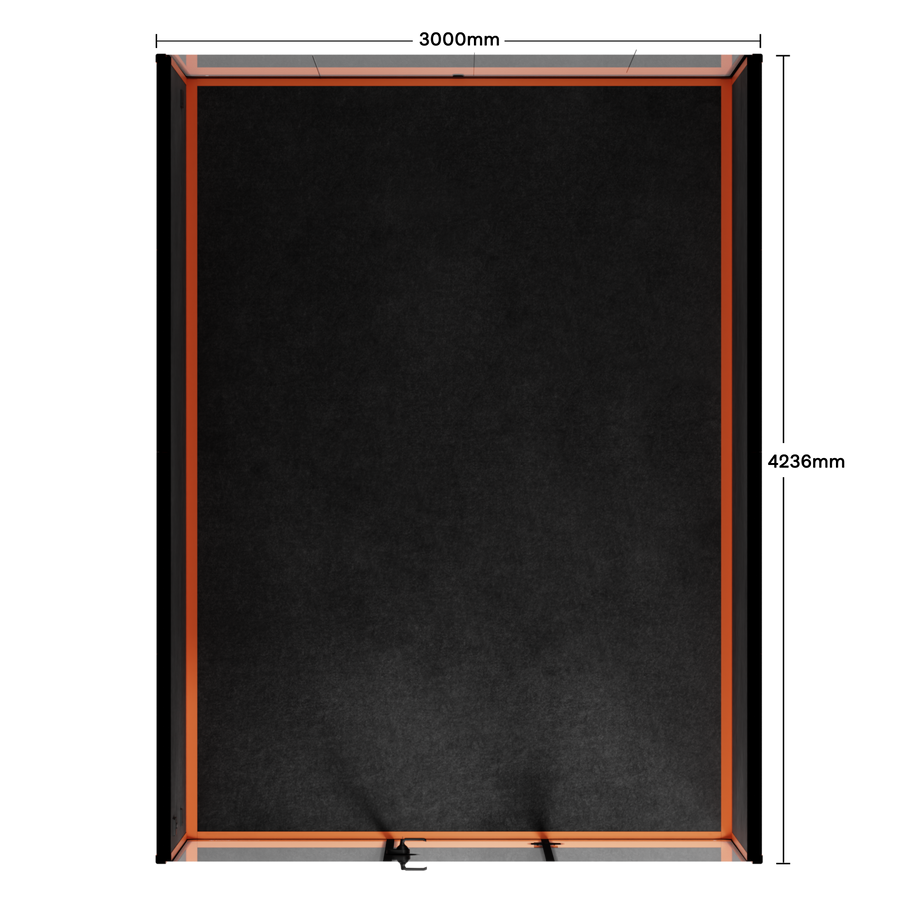 Quell Max - Clube HouseOrange / Dark Grey / No Furniture